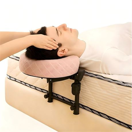 Massage Headrest for Bed, Adjustable Massage Face Cradle at Home, Portable