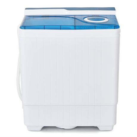 OFFSITE LOCATION COSTWAY Portable Washing Machine, Twin Tub 26 Lbs Capacity, 18