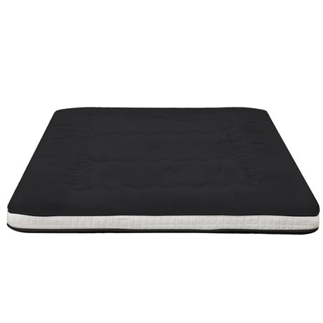 Japanese Floor Futon Mattress Extra Thick Folding Roll Up Bed Topper Mat for