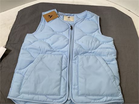 Meikulo Boys Zip Up Puffer Vest Kids Stand Collar Quilted Gilet Sleeveless