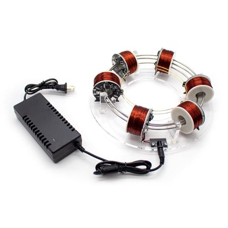 DIY Four Coils Circular Accelerator Electromagnetic Cyclotron Scientific