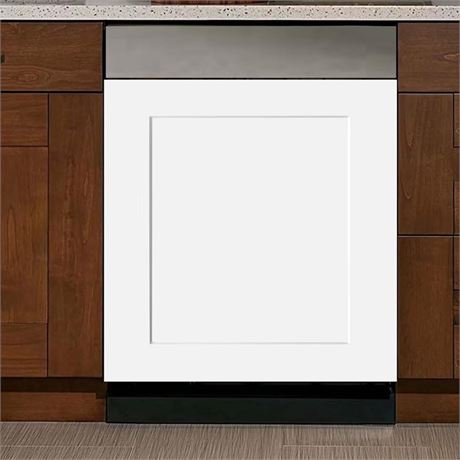 Farmhouse Light White Grey Wood Grain Kitchen Decor Dishwasher Sticker Art