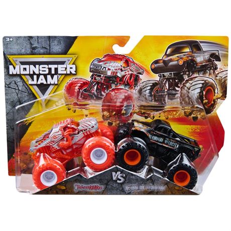 Monster Jam, ThunderROARus Vs. Terminal Velocity Die-Cast Monster Trucks, 1:64