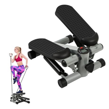 Panana Mini Steppers Exercise Machine Stair Stepper with Resistance Bands Full