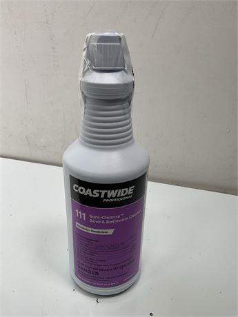 COASTWIDE PROFESSIONAL
111 Sani-Cleanse™
Bowl & sathroom cloth
Disinfects -