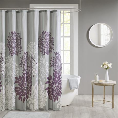 Home Essence Calla Ultra Soft Printed Floral Shower Curtain