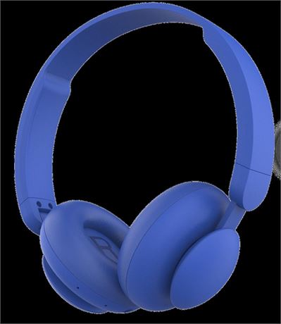 Onn. Wireless Bluetooth on-Ear Headphones - Blue  New