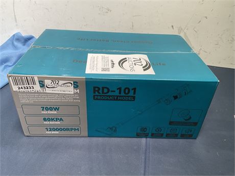 BRUSHLESS HANDHELD VACUUM 700W MAX POWER 60KPA MAX SUCTION 120000RPM MAX SPEED