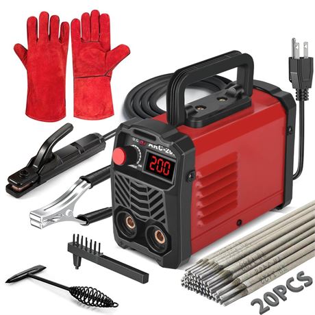 200Amp 20PCS Rods Stick Welder, Super MINI Portable Welding Machine, IGBT