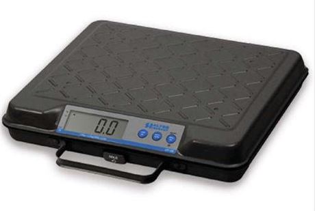 Brecknell Portable Electronic Utility Bench Scale  100lb Capacity  12 X 10