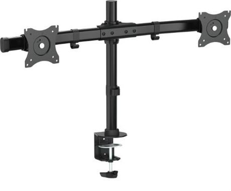 VIVO Telescoping Dual 21  to 32  Monitor Mount  Heavy Duty Desk Stand