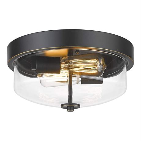 OFFSITE Emliviar 1 Pack Ceiling Light Fixture with Clear Glass Shade - Indoor