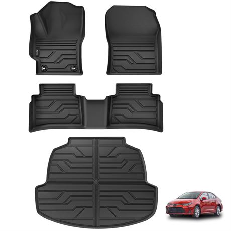 KARPAL Floor Mats Fit for Toyota Corolla 2020-2026 Sedan/Sedan Hybrid (Not for