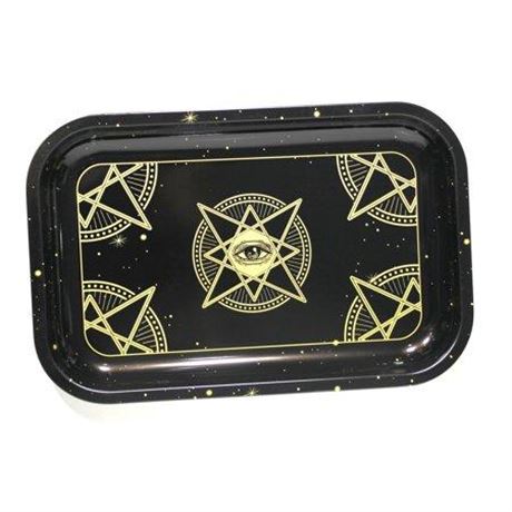 13 pack 11  X 7  Medium Metal Tray - All Seeing Eye