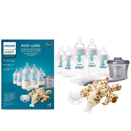 Philips Avent Anti-colic Baby Bottle with AirFree Vent Newborn Gift Set with