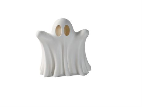 LED Tea Light Halloween Ghost Decoration, Candle Holder for Home, Office, Party