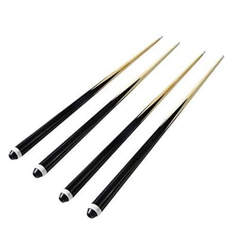 Pool Cues 36 Inch Shorty Cue for Kids 1-Piece Billiard House Cue Sticks (36