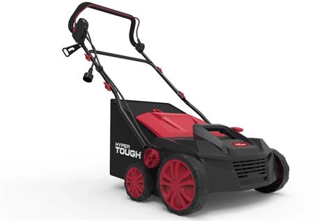 Hyper Tough 15" 13Amp Corded Electric Push Dethatcher/Scarifier Walk-Behind