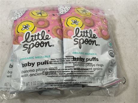 Little Spoon Organic Banana Pitaya Ring Baby Puffs – 1oz/4 bags