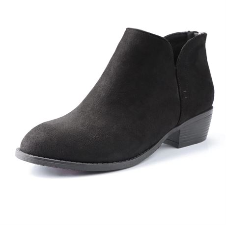 Ankle Boots for Women.Women's Low Heeled Booties.Fashion Thick Heel Design size