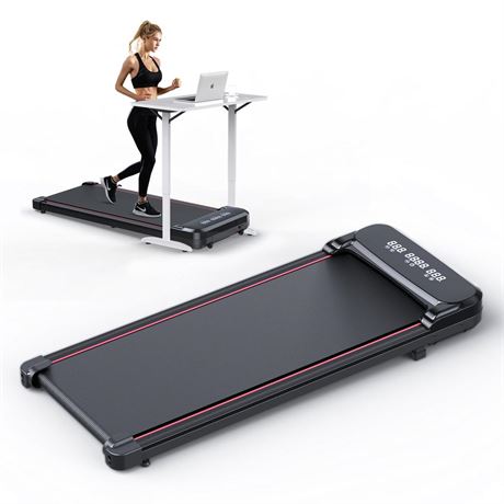 Walking Pad, Under Desk Treadmill, 2 in 1 Portable Treadmills for Home/Office,