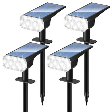 DINGLILIGHTING Solar Lights Outdoor Waterproof: IP65 Led Spot Light Decorations
