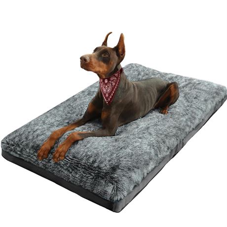 KISYYO Dog Beds for Large Dogs Fixable Deluxe Cozy Dog Kennel Beds for Crates