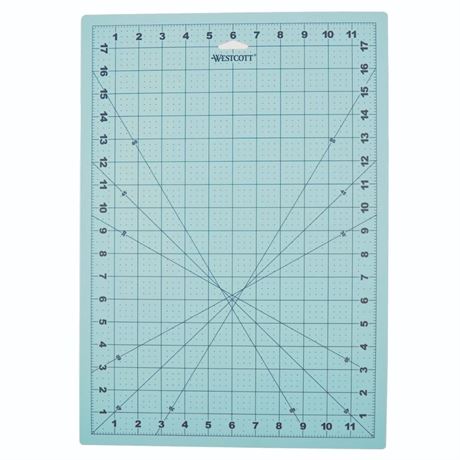 Westcott 12 X 18in Self-Healing Cutting Mat with Grid for Sewing, Quilting,