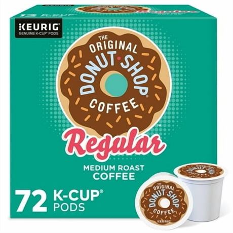 The Original Donut Shop Decaf, Single-Serve Keurig K-Cup Pods, Medium Roast