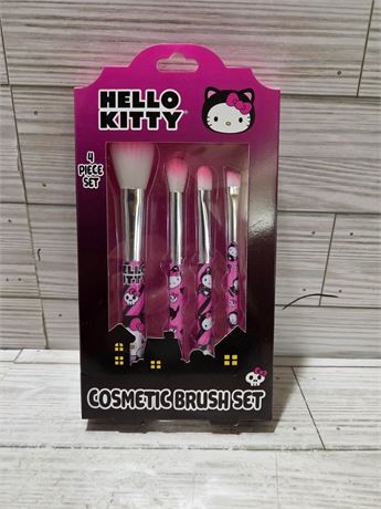 Hello Kitty Cosmetic Brush Set 4 Piece Set