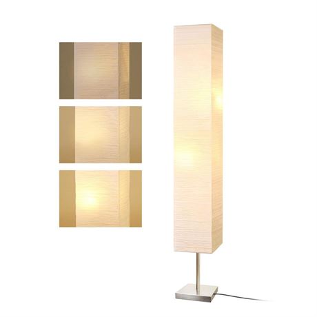 Modern Floor Lamp, Dimmable 3 Levels Brightness Paper Tall Lamp Standing Lamps