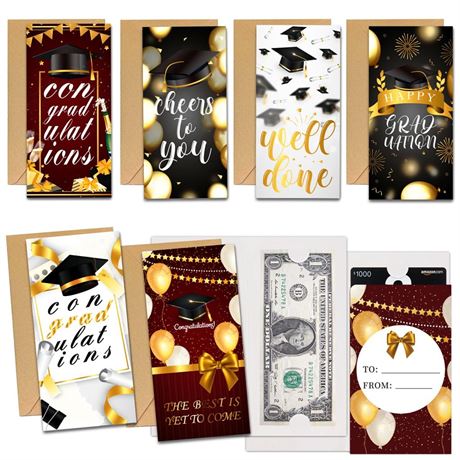 Graduation Cards 30PCS, Graduation Cards Money Holder 2024, Graduation Gift