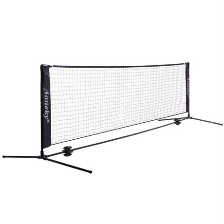 Aoneky Mini Portable Tennis Net for Driveway - Kids Soccer Tennis Net -