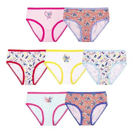 Disney's Stitch Girls 4-8 7-Pack Underwear, Girl's,
