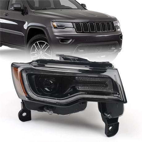 FIONE HID Headlight Assembly For Jeep Grand Cherokee 2017-2021 Xenon headlights