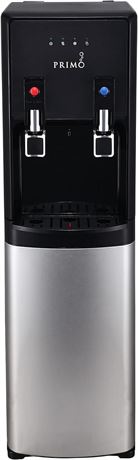 Prim-o-Plus Bottom-Load Hot and Cold Water Dispenser, Black, Stainless