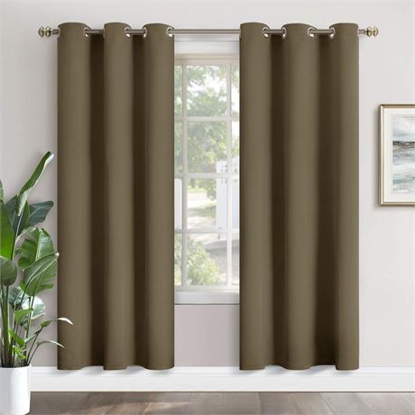 YoungsTex Blackout Curtains for Bedroom Thermal Insulated with Grommet Top Room