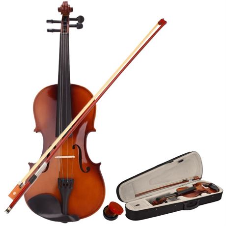 Ktaxon Violin for Beginners Students, Acoustic Violins 4/4, Full Size Fiddle