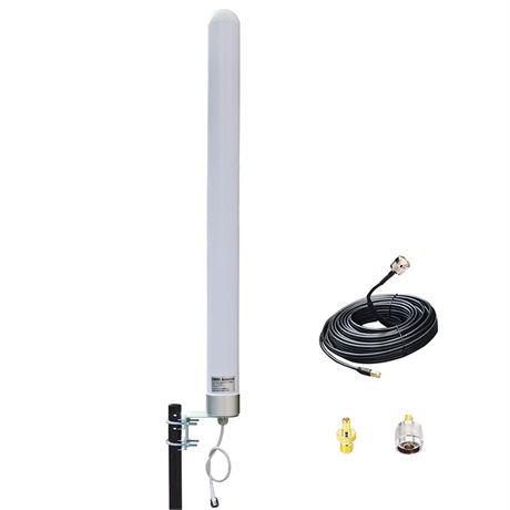 Wide-Band WiFi 4G LTE & 5G GSM UMTS CDMA 12dBi Outdoor Omni Directional