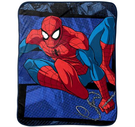 Jay Franco Plush Throw Blanket – 46" x 60" Inches Kids Hero Soft & Cozy Fleece