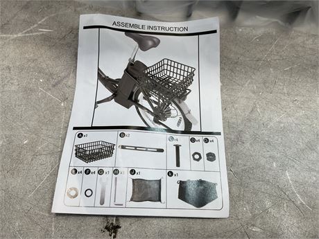 rear basket for bicycle
