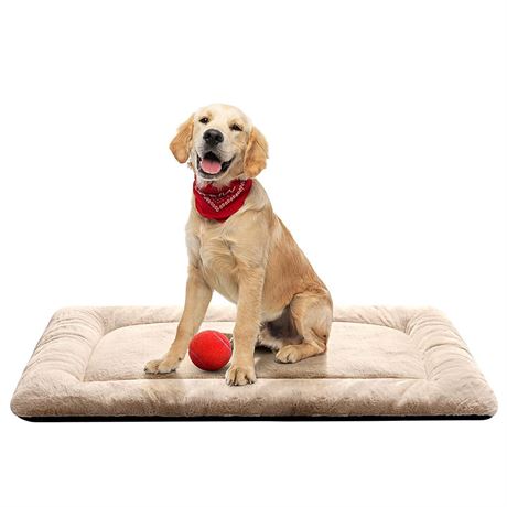 Dog Beds Crate Pad for Medium/Large Dogs Fit Metal Dog Crates,Ultra Soft Dog
