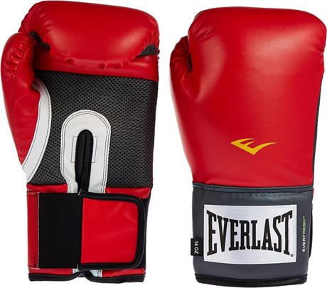 Everlast Pro Style Training Gloves Red 16 oz.