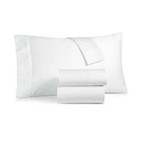 OFFSITE Charter Club Damask Solid 550 Thread Count 100% Cotton FLAT Sheet &