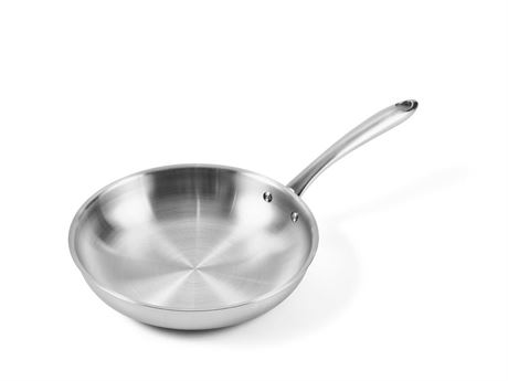 5-ply Stainless Steel Frying Pan 10inch, Full 5-Ply Clad Construction