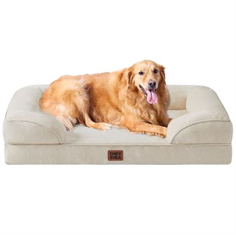EHEYCIGA Orthopedic Dog Beds for Extra Large Dogs, Waterproof Memory Foam XL