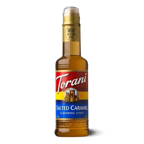 Torani Salted Caramel Syrup 12.7 ounce Salted Caramel 12.7 Fl Oz (Pack of 1)