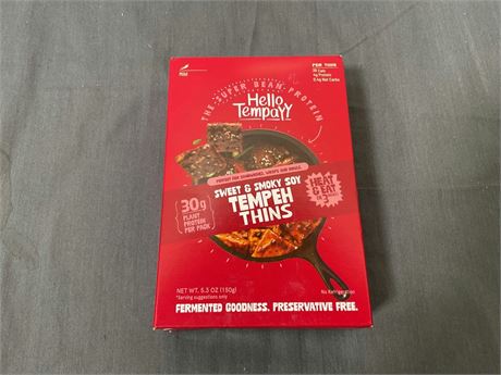 Ready to Cook Tempeh-Tangy Thai - 28g Clean Protein | High Fiber | More Protein