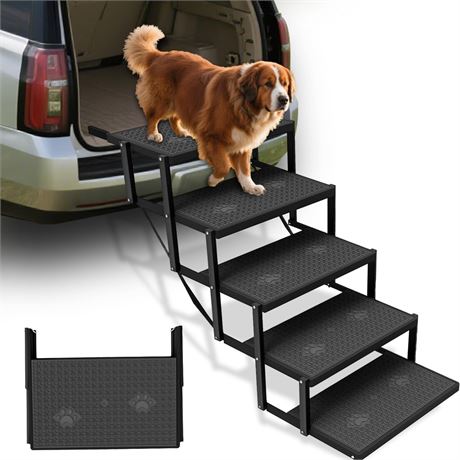 Dog Stairs for Car, Dog Steps for Car with Upgraded Load-Bearing Capacity, Dogs