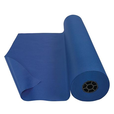 Colorations Arts and Crafts Paper Roll - 36" x 1000', Dark Blue , Dual Surface,